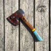 Man Made Co Old Henry Hatchet Forged Head with 14" American Hickory Handle. Includes Hand Crafted Leather Sheath, Made In the USA. Heirloom quality hand crafted goods.